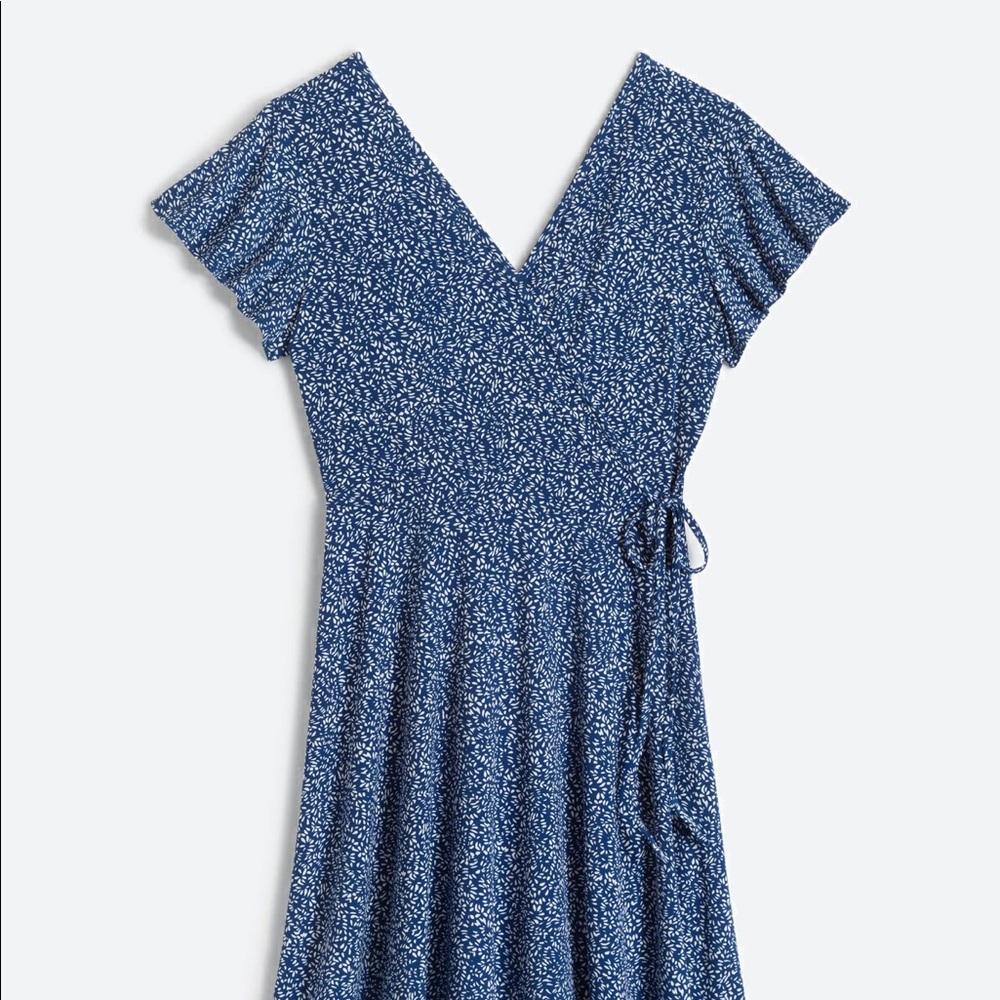 Kayleigh Faux Wrap Knit Dress